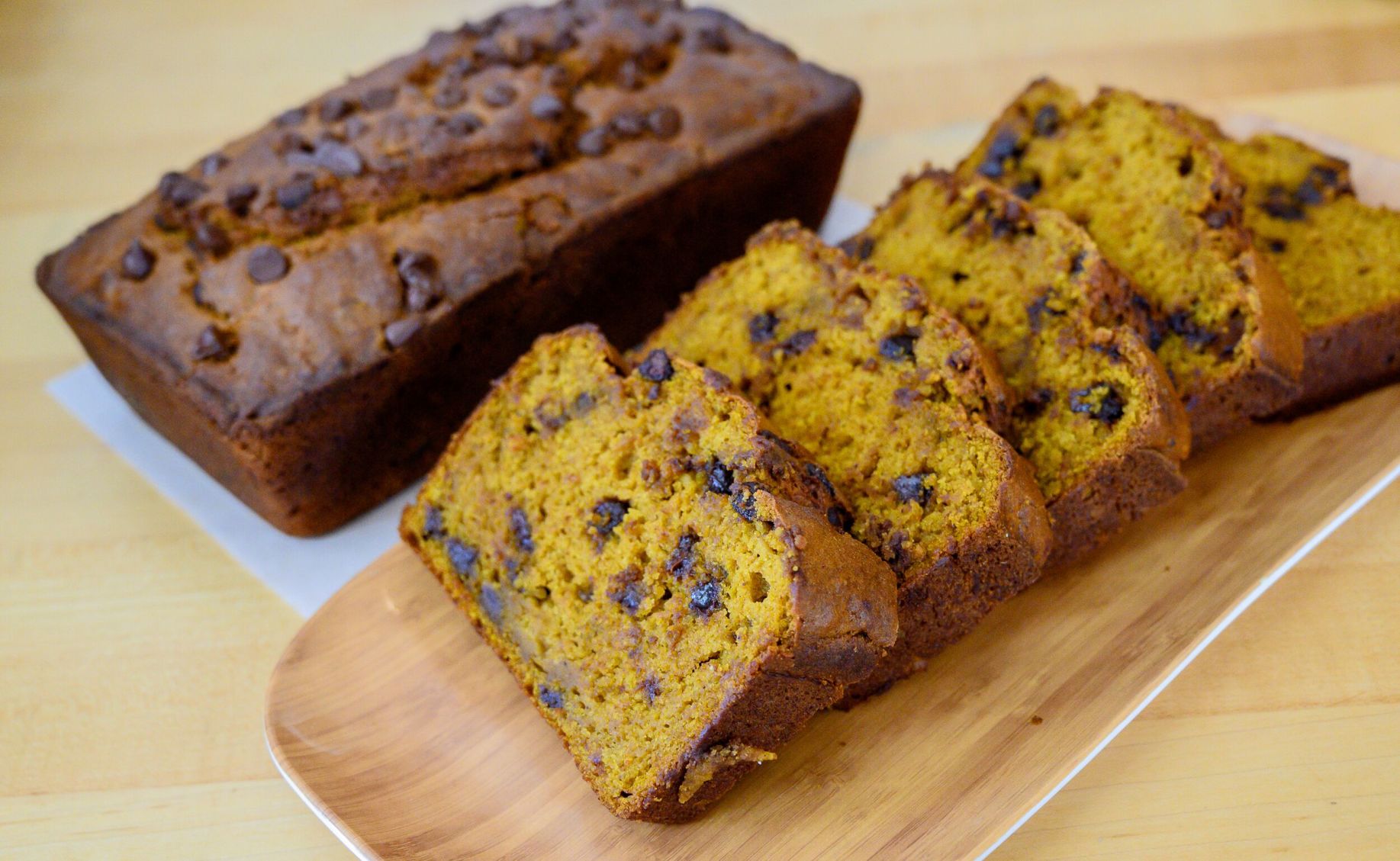 Pumpkin Chocolate Chip bread